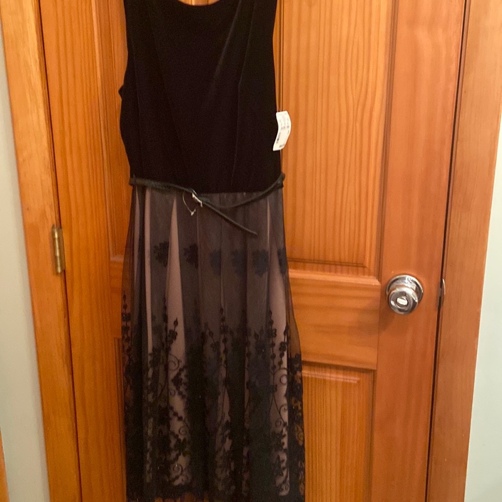 C&B formal dress with velvet top size 10